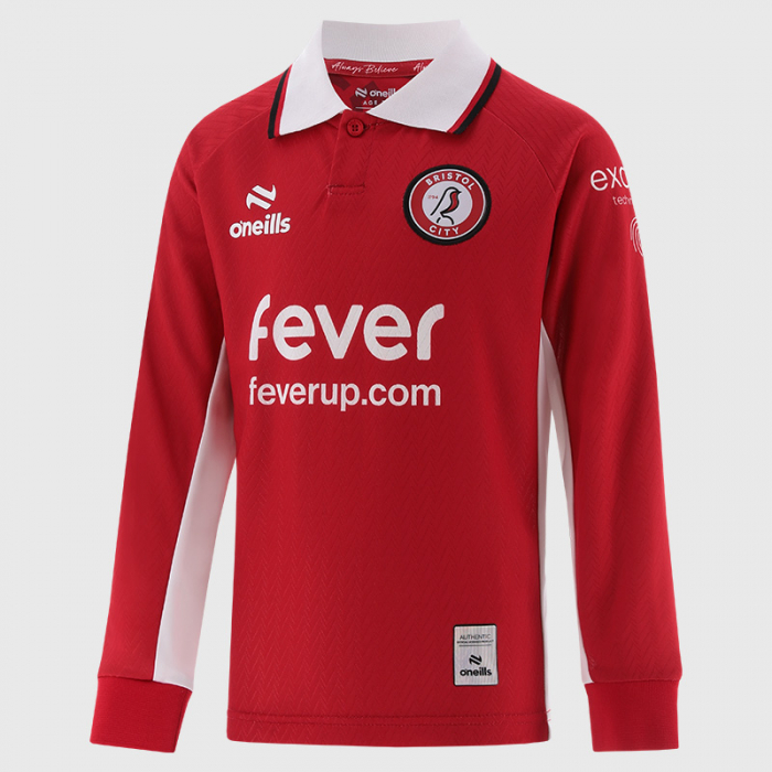 25/26 Bristol City LS Home Shirt - Youth