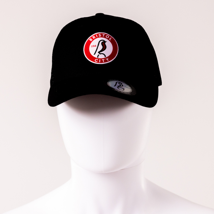 Bristol City Black Trucker Cap - Adult