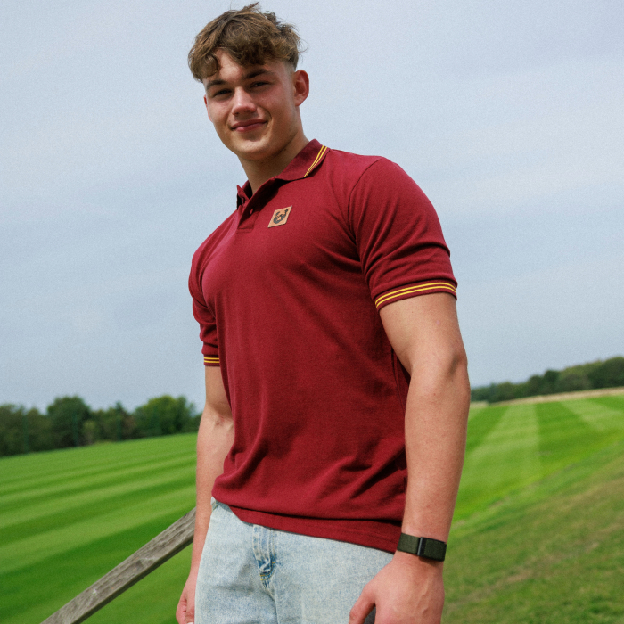 Bristol Bears Maroon Polo - Adult