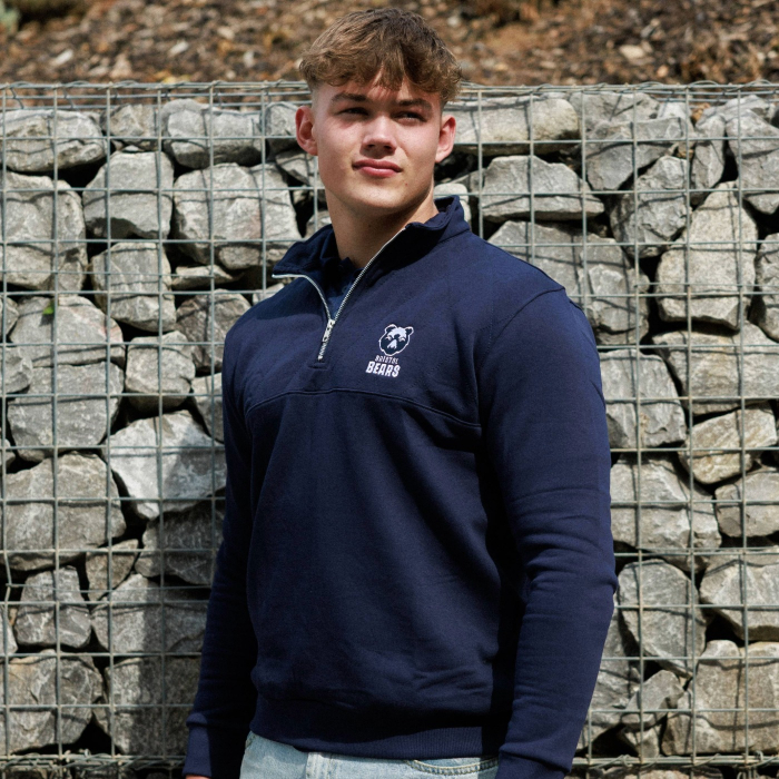 Bristol Bears Quilted Half Zip - Youth