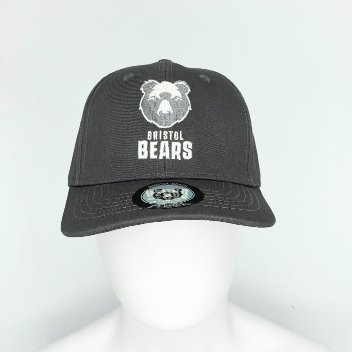 Bristol Bears Charcoal Baseball Cap - Adult